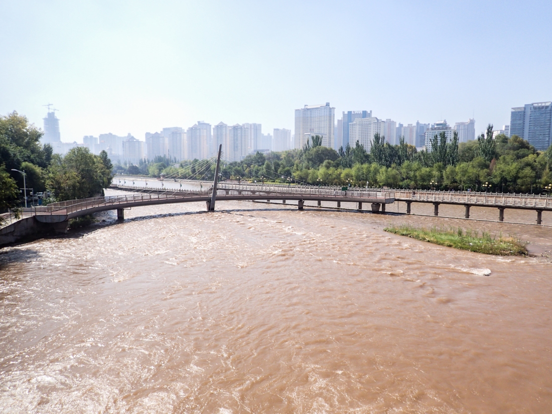 The Huangshui river at Huangyuan