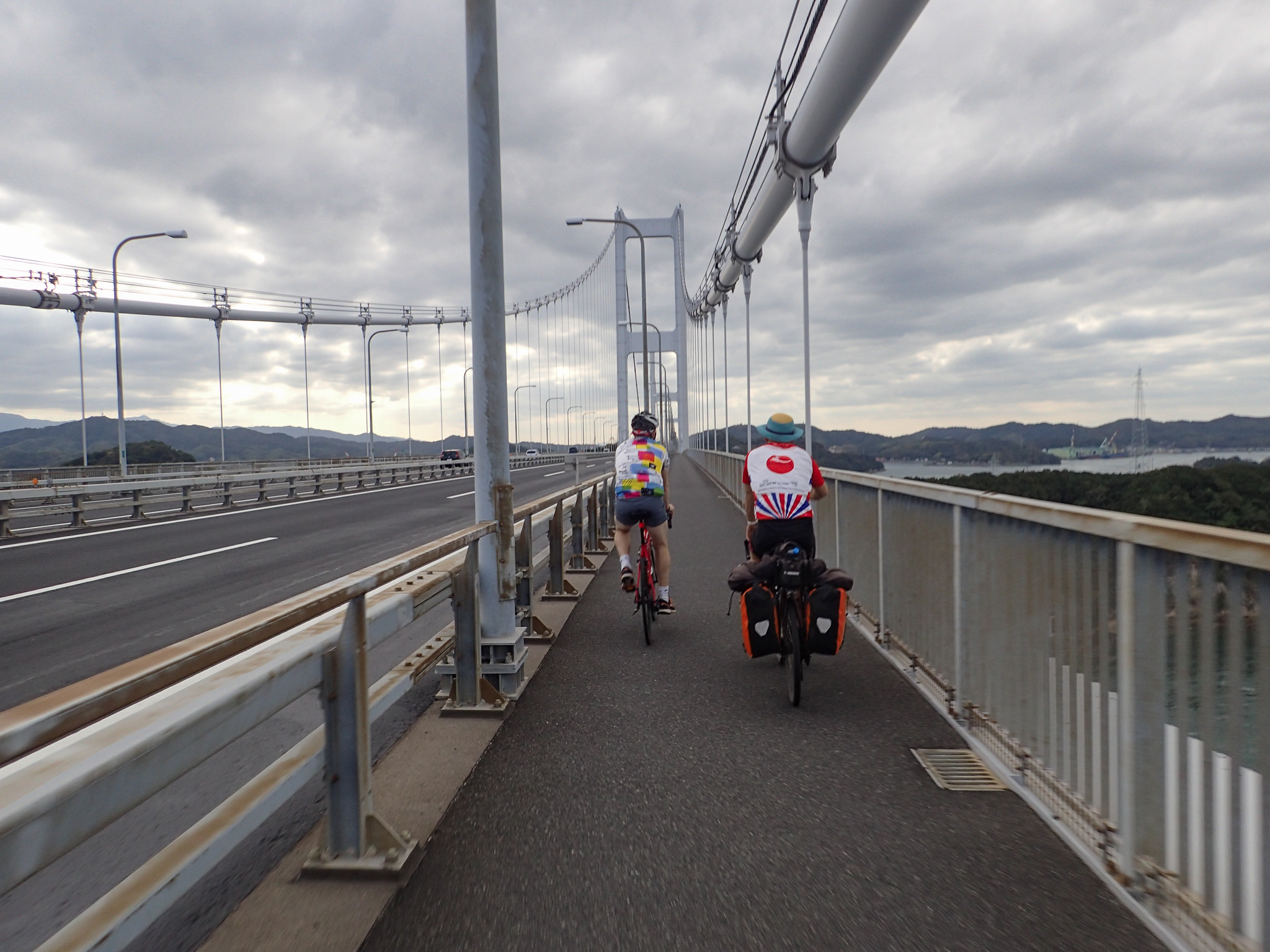 On the Kurushima bridge